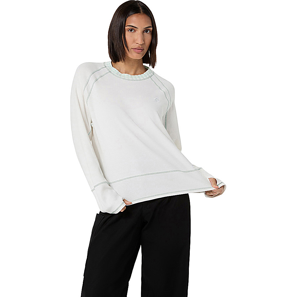 針織圓領長袖上衣 男女中性款  運動休閒上衣 2203A328-100