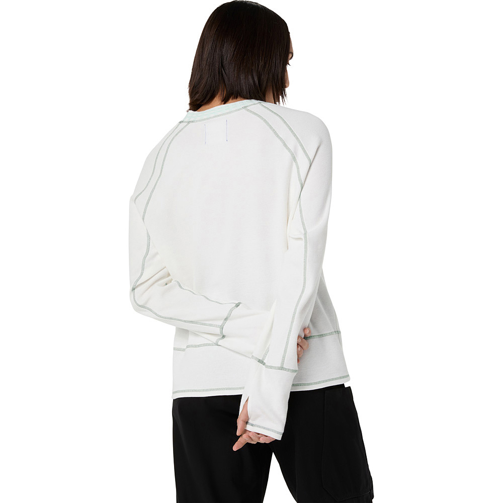 針織圓領長袖上衣 男女中性款  運動休閒上衣 2203A328-100