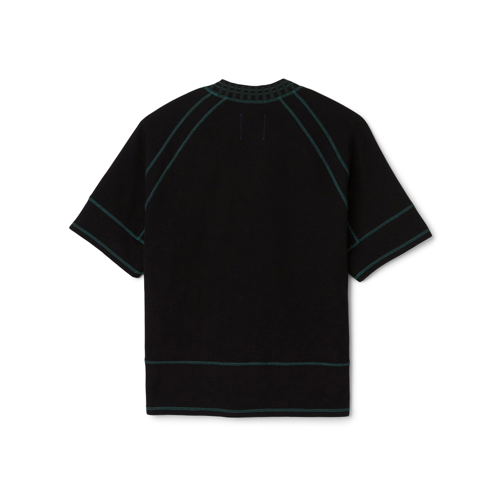 針織圓領短袖上衣 男女中性款  運動休閒上衣 2203A329-001