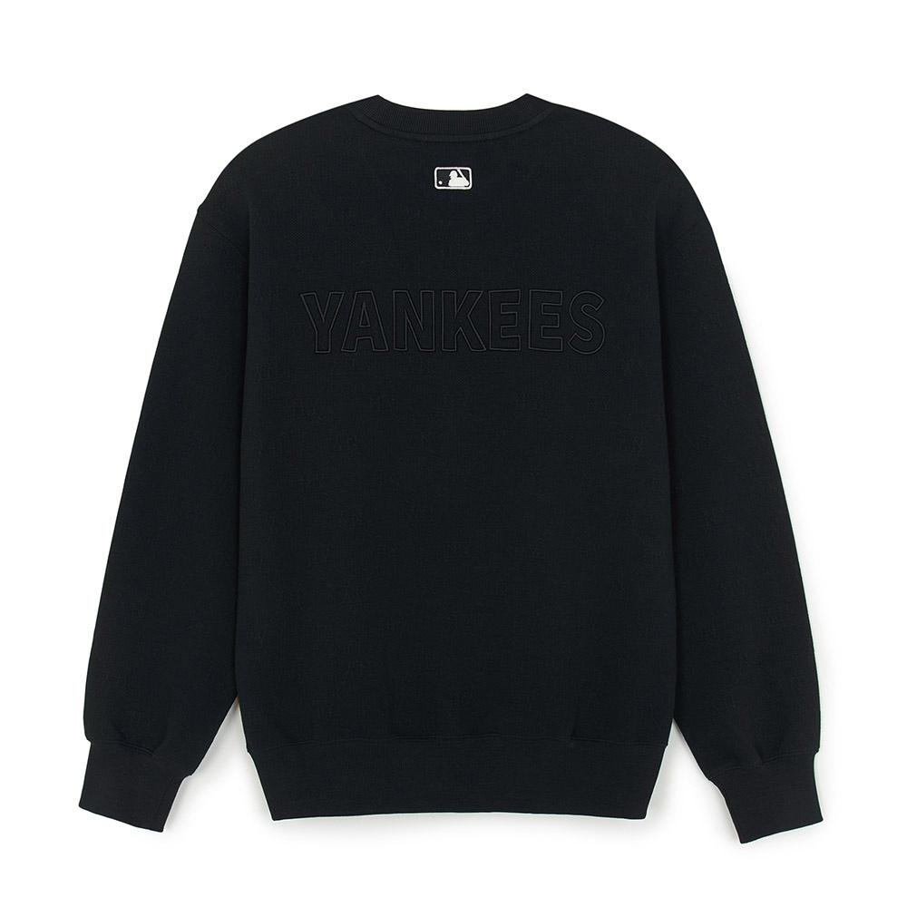 MLB 長袖大學T Monogram系列 紐約洋基隊 (3AMTM0254-50BKS)
