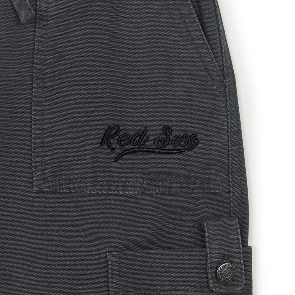 MLB 復古水洗工裝長裙 Varsity系列 波士頓紅襪隊 (3FSKV0156-43CGS)