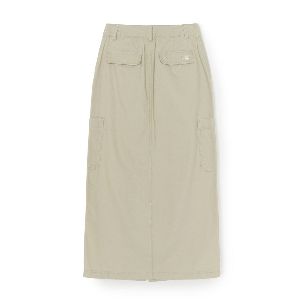 MLB 復古水洗工裝長裙 Varsity系列 波士頓紅襪隊 (3FSKV0156-43SAL)