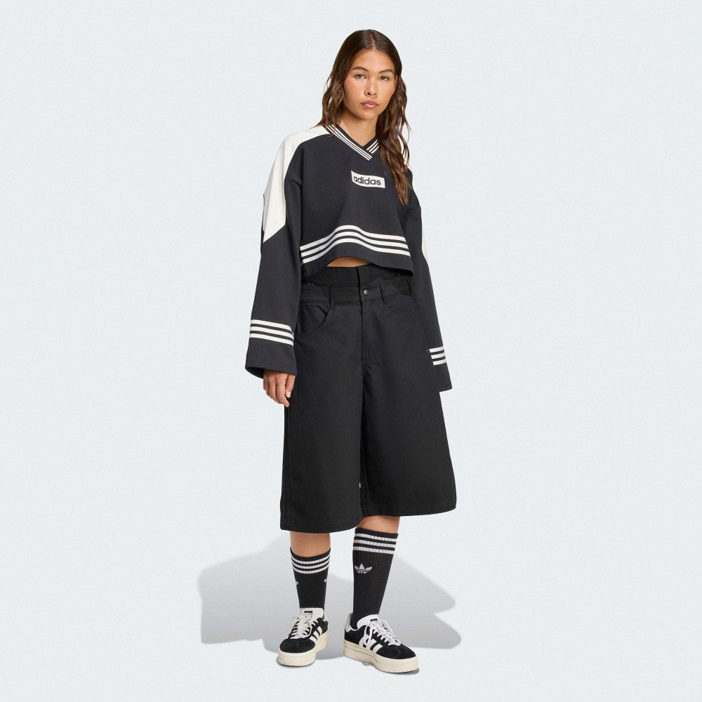 BLOCKING 短版長袖上衣