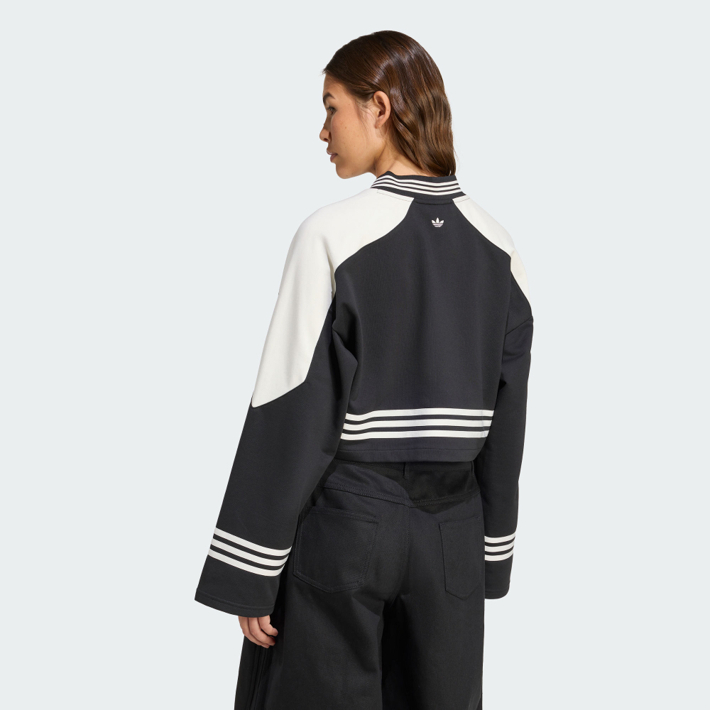 BLOCKING 短版長袖上衣