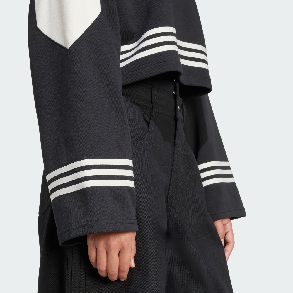 BLOCKING 短版長袖上衣