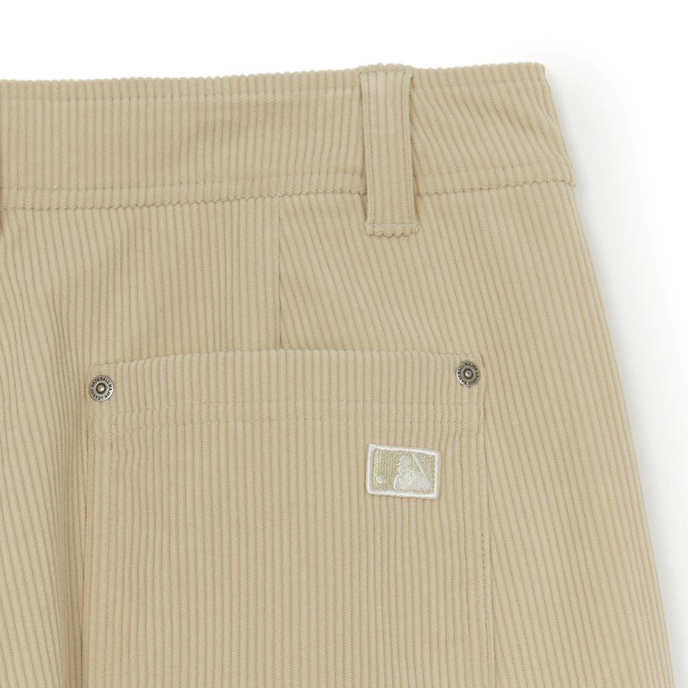 MLB 燈芯絨寬褲 休閒長褲 洛杉磯天使隊 (3AWPB0956-41SAL)