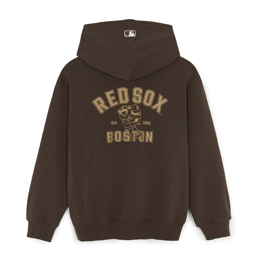 MLB 連帽上衣 帽T Mega Bear系列 波士頓紅襪隊 (3AHDE0154-43BRS)