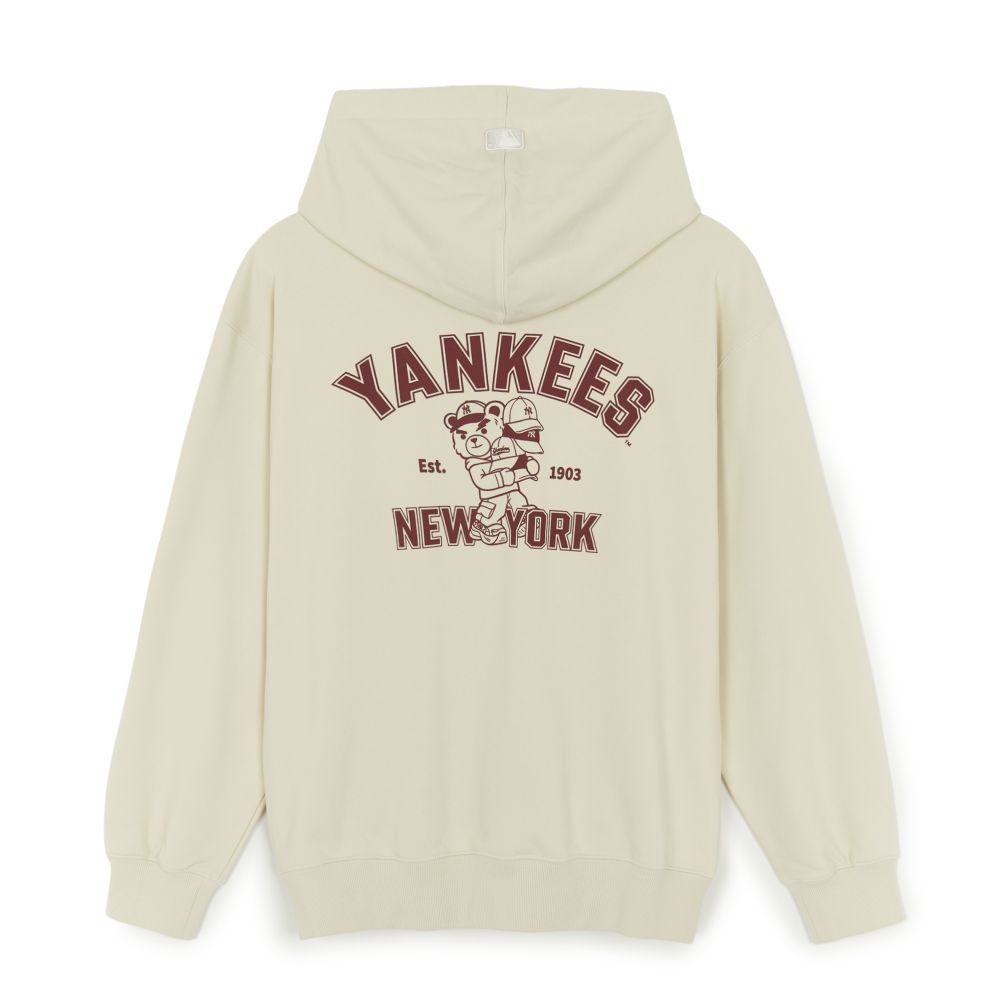 MLB 連帽上衣 帽T Mega Bear系列 紐約洋基隊 (3AHDE0154-50CRS)