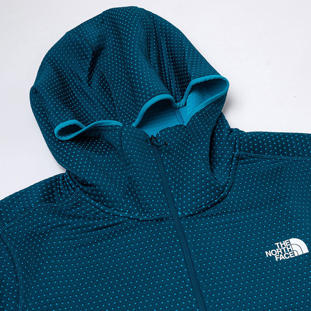 【10/25 00點週末限定】The North Face北面男款藍色FLASHDRY速乾針織連帽外套｜83UG1NO