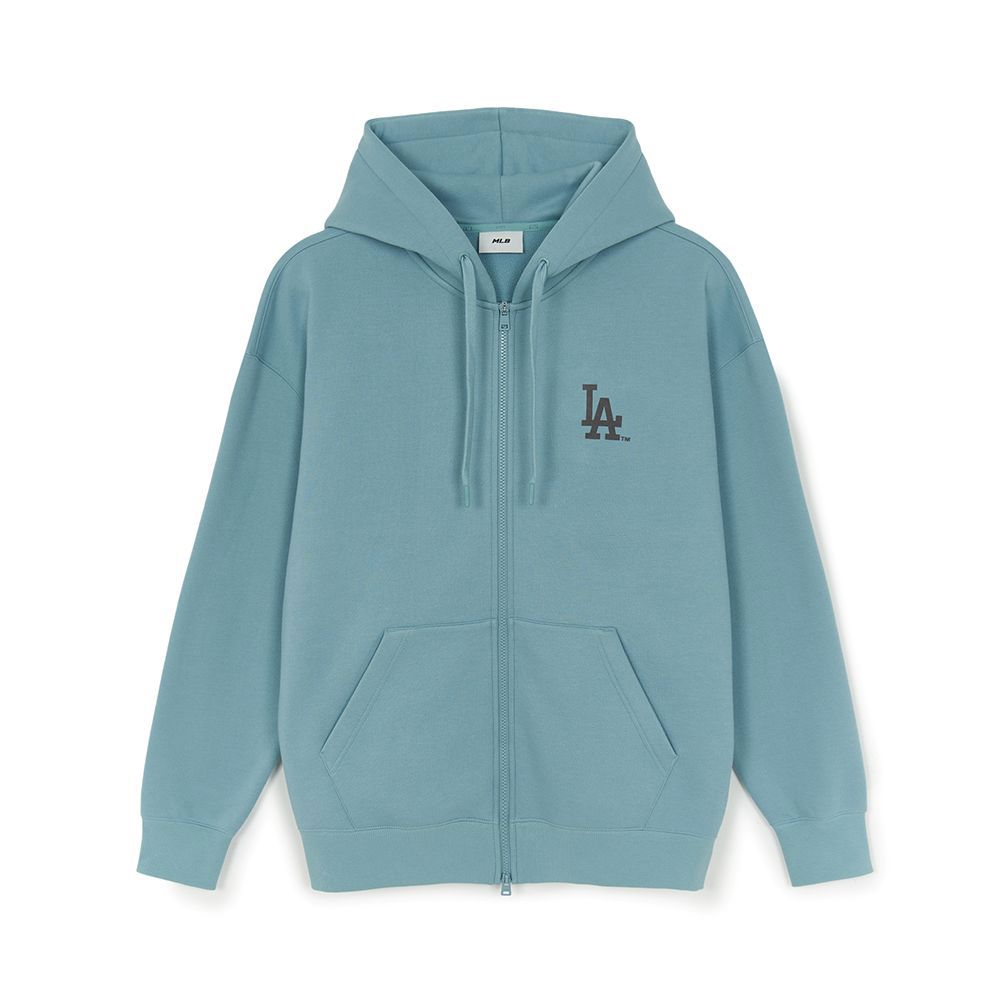 MLB 刷毛連帽拉鍊外套 Varsity系列 洛杉磯道奇隊 (3ATRV0256-07MTL)