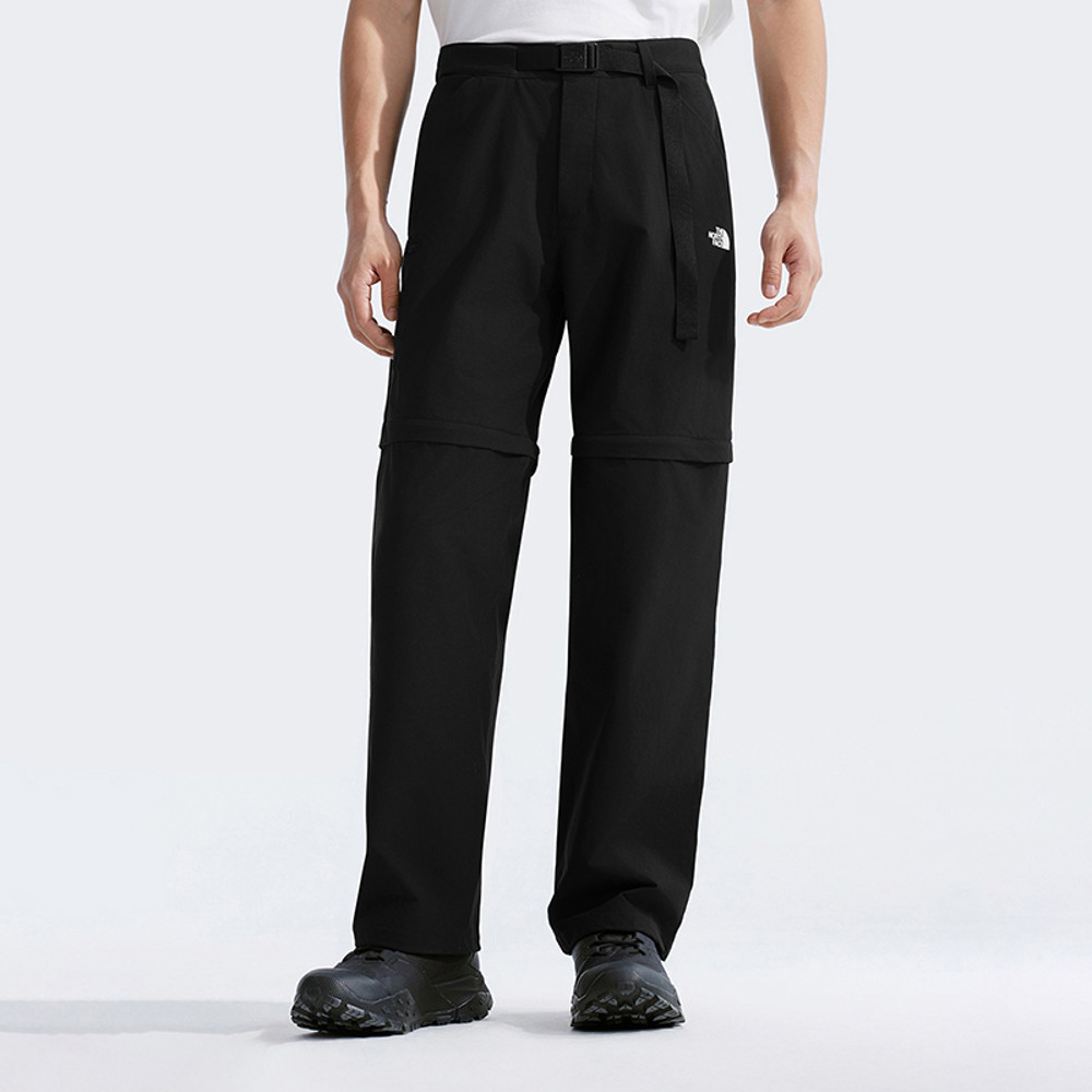 The North Face北面男款黑色DWR防潑水戶外徒步長褲｜8BWHJK3