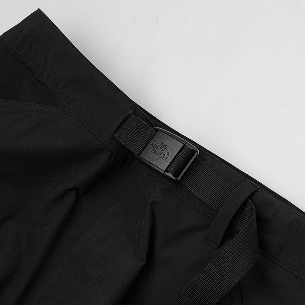 The North Face北面男款黑色DWR防潑水戶外徒步長褲｜8BWHJK3