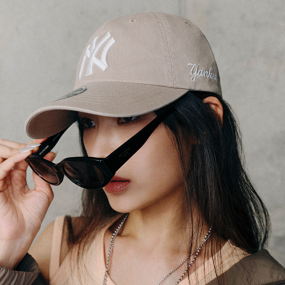 MLB 可調式軟頂棒球帽 紐約洋基隊 (3ACPB245N-50BGS)