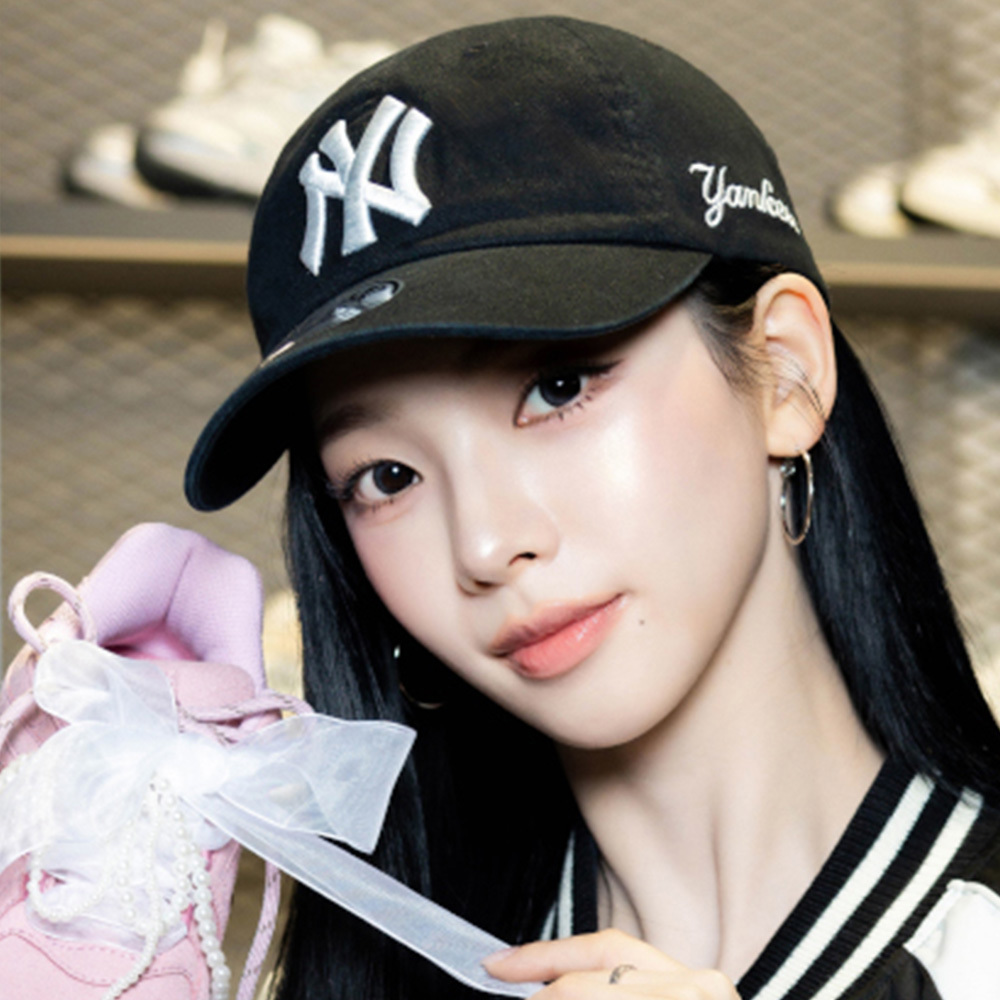 MLB 可調式軟頂棒球帽 紐約洋基隊 (3ACPB245N-50BKS)