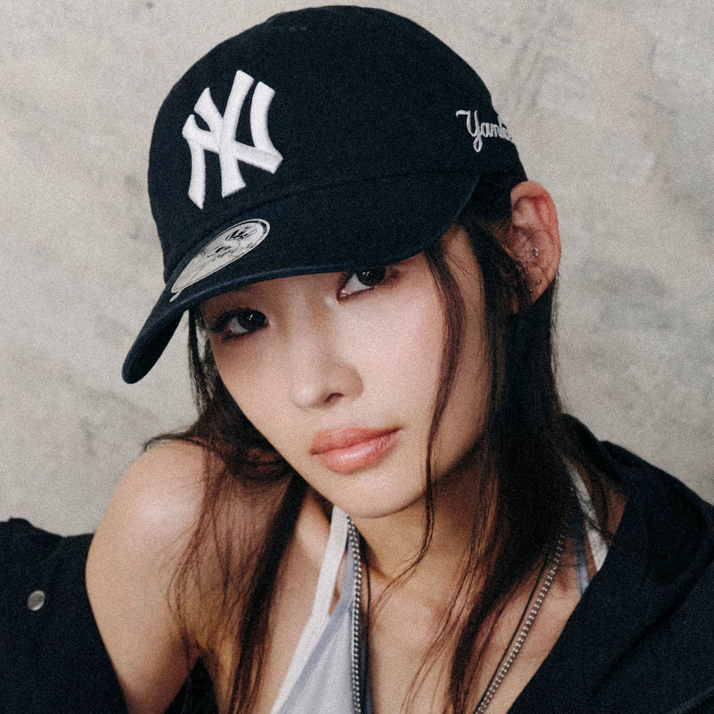 MLB 可調式軟頂棒球帽 紐約洋基隊 (3ACPB245N-50BKS)