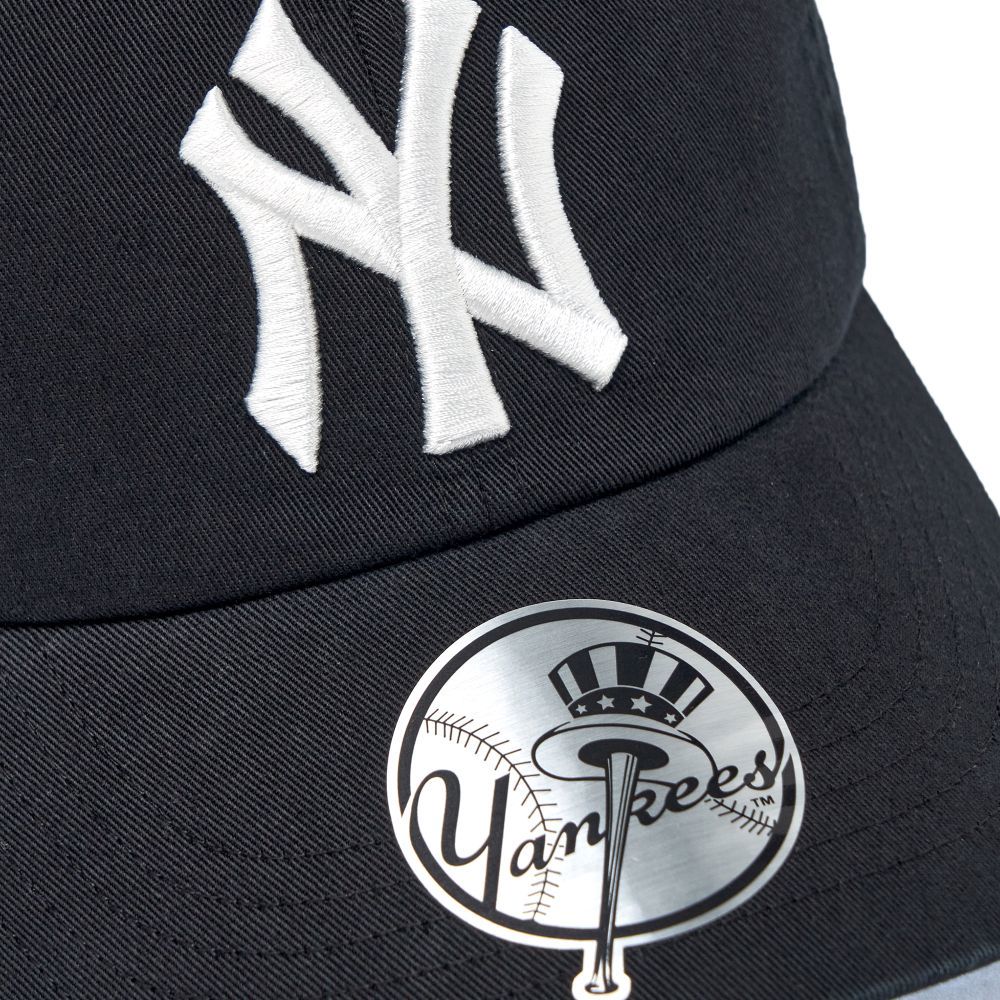 MLB 可調式軟頂棒球帽 紐約洋基隊 (3ACPB245N-50BKS)
