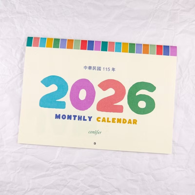 綠的事務conifer 2026年 月閱好日 大月曆