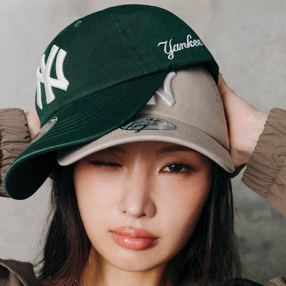 MLB 可調式軟頂棒球帽 紐約洋基隊 (3ACPB245N-50GNS)