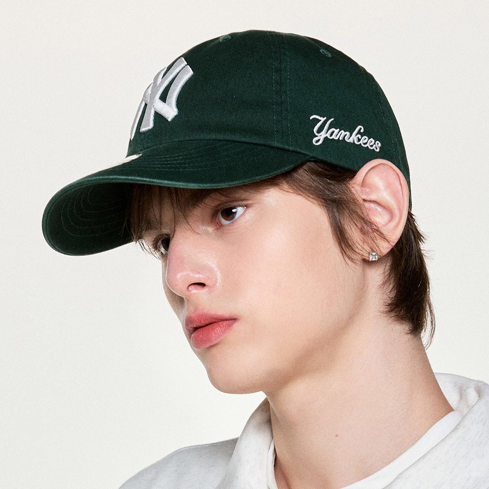 MLB 可調式軟頂棒球帽 紐約洋基隊 (3ACPB245N-50GNS)