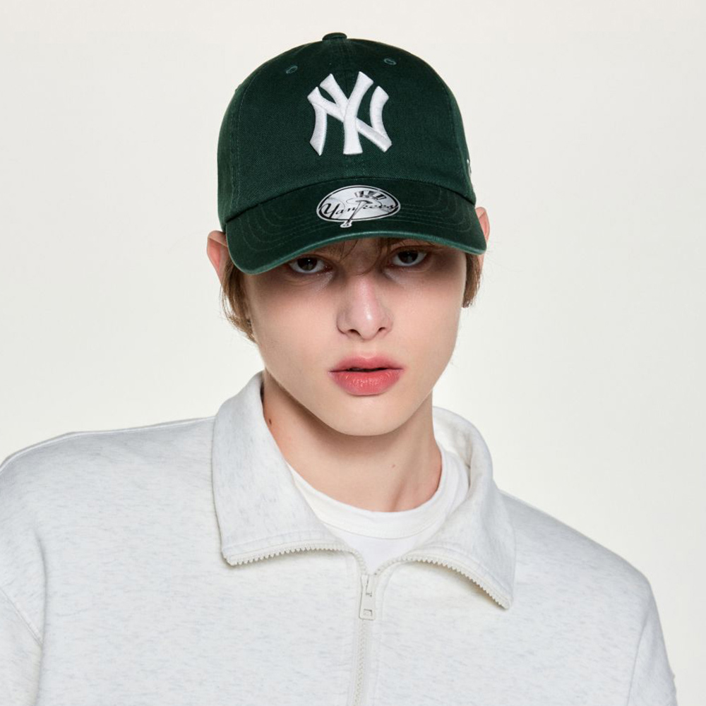 MLB 可調式軟頂棒球帽 紐約洋基隊 (3ACPB245N-50GNS)