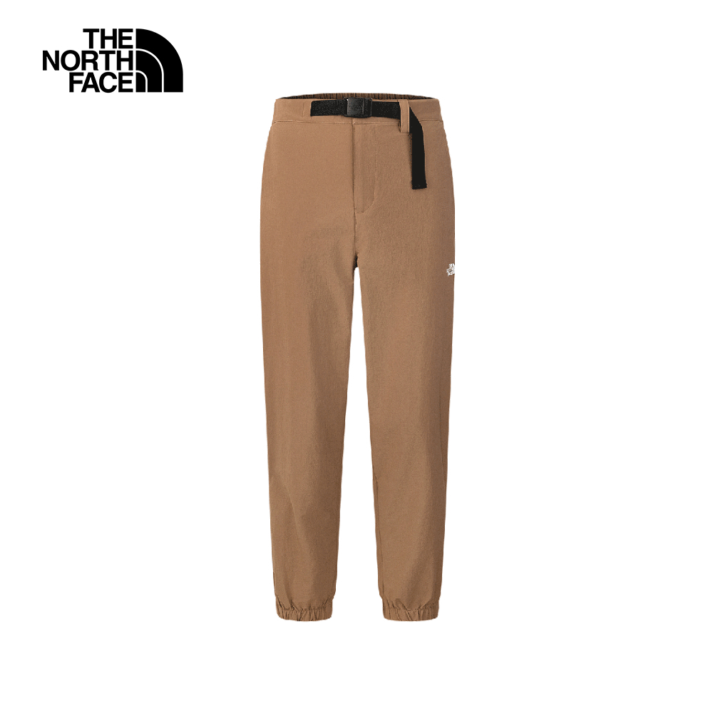 The North Face北面男款棕色COOLTOUCH觸膚涼感戶外徒步長褲｜8CUB6IH