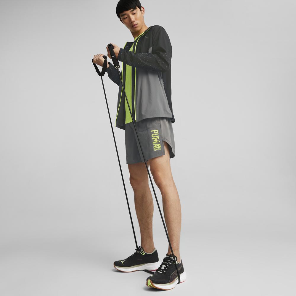 PUMA 慢跑系列反光印花風衣外套 男性