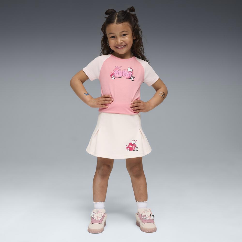 PUMA x HELLO KITTY® AND FRIENDS 撞色合身短袖T恤 孩童