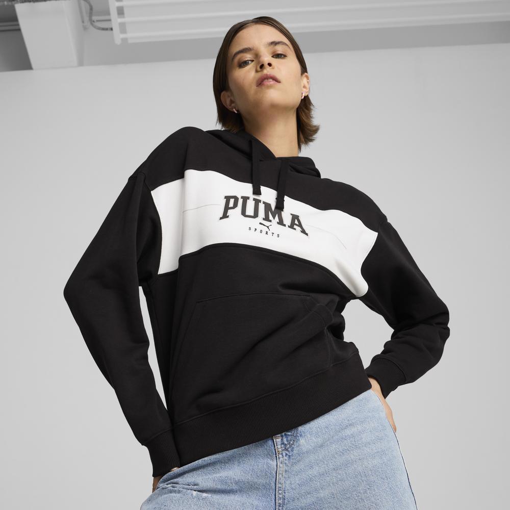 PUMA 基本系列Puma Squad長厚連帽T恤 女性