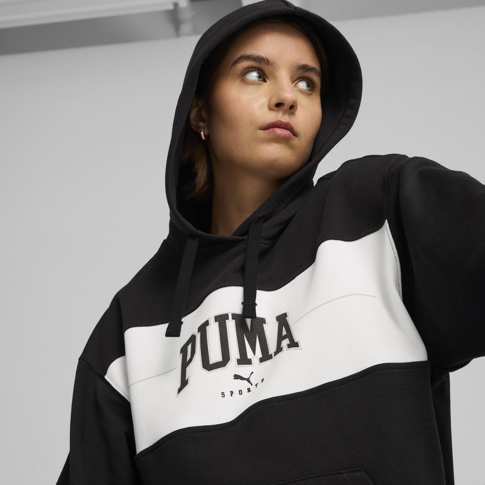 PUMA 基本系列Puma Squad長厚連帽T恤 女性