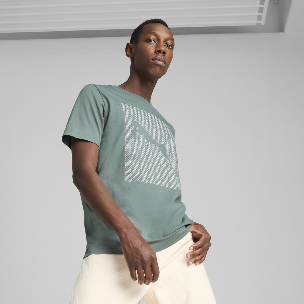 PUMA 基本系列Wording短袖T恤 男性