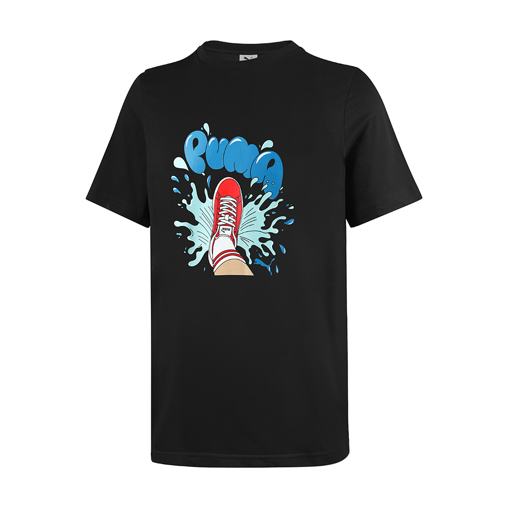 PUMA BT系列踏水Logo短袖T恤 男性