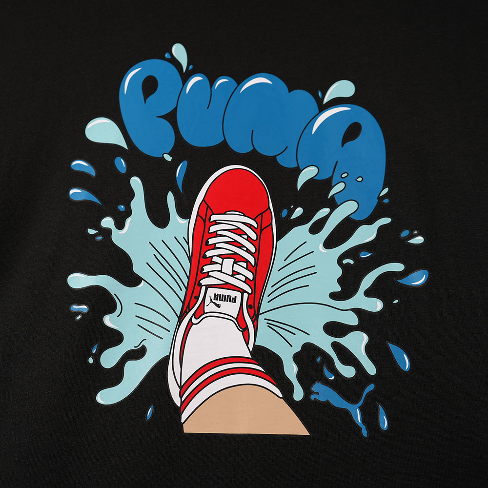 PUMA BT系列踏水Logo短袖T恤 男性