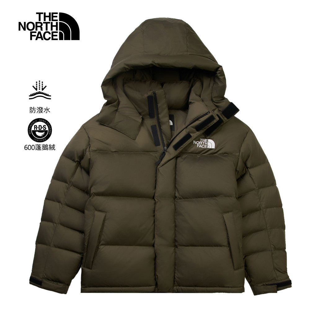 經典ICON男款灰褐色DWR防潑水羽絨外套｜832G21L