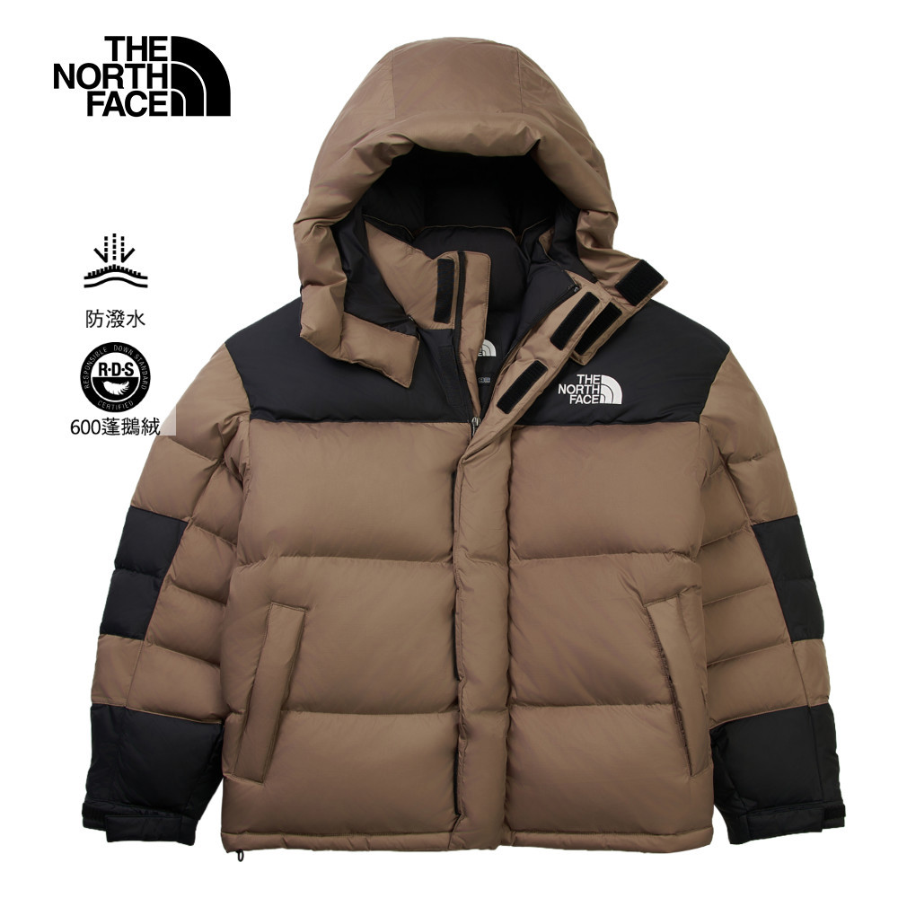 經典ICON男款棕色DWR防潑水羽絨外套｜832GDHL