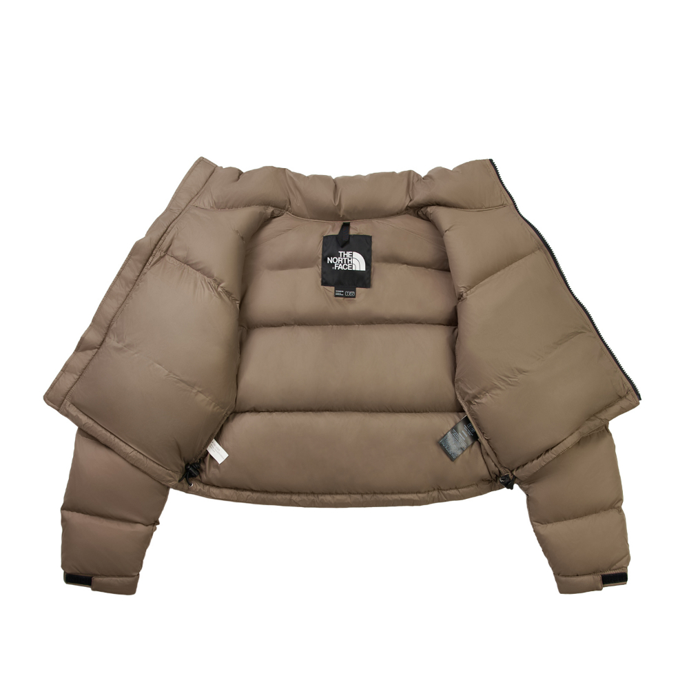 經典ICON女款棕色DWR防潑水羽絨外套｜5GGEBOW