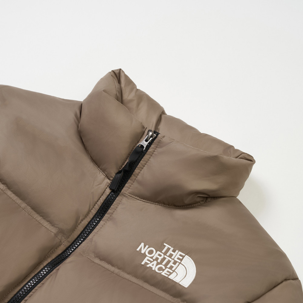 經典ICON女款棕色DWR防潑水羽絨外套｜5GGEBOW