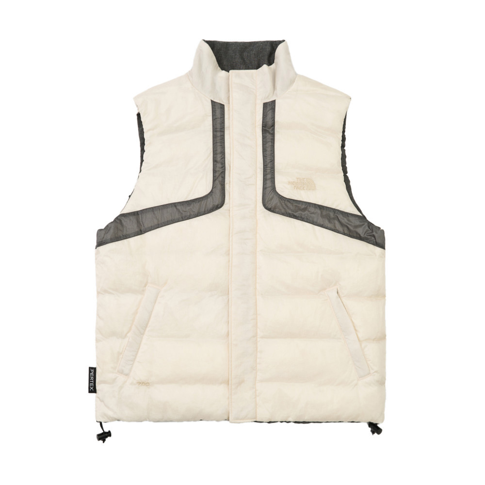 UE男女款灰色DWR防潑水羽絨背心｜8E6KRHI