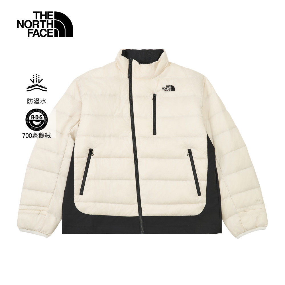 The North Face UE男款米白色DWR防潑水羽絨外套｜8E5ZROU－百速運動專賣