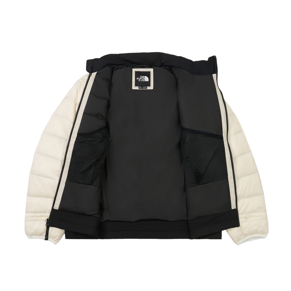 UE男款米白色DWR防潑水羽絨外套｜8E5ZROU