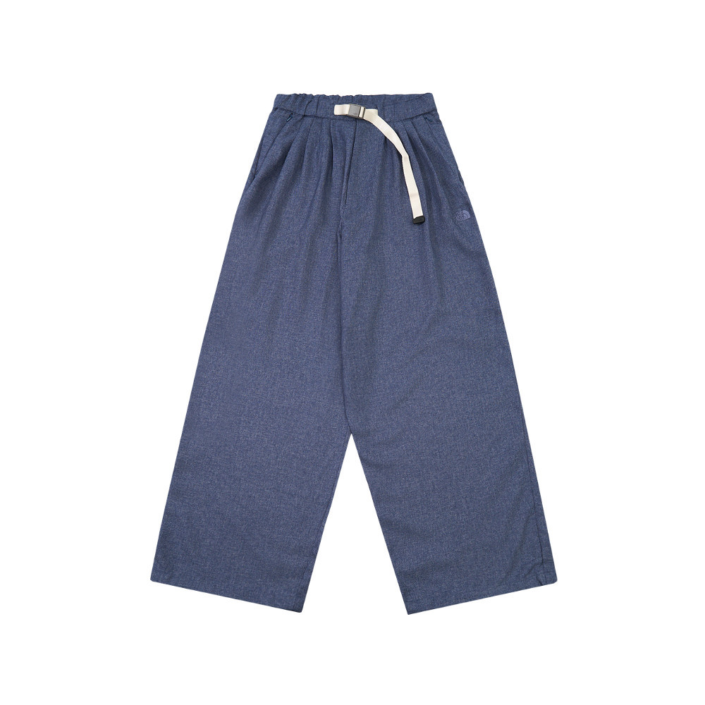 UE女款藍色DWR防潑水休閒長褲｜8E6NBOT