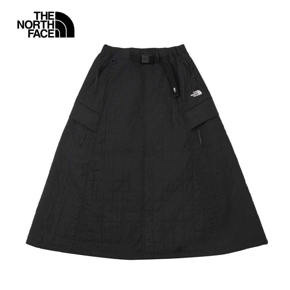 UE女款黑色DWR防潑水長裙｜8E7BJK3