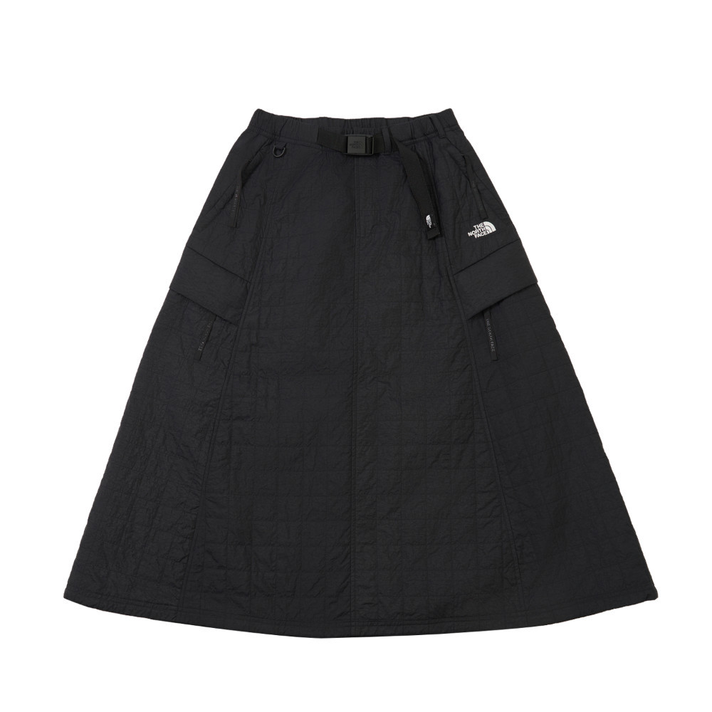 UE女款黑色DWR防潑水長裙｜8E7BJK3