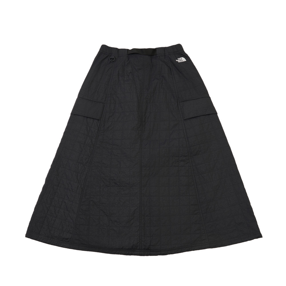 UE女款黑色DWR防潑水長裙｜8E7BJK3