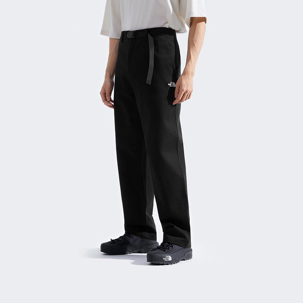 The North Face北面男款黑色休閒長褲｜8DWTJK3