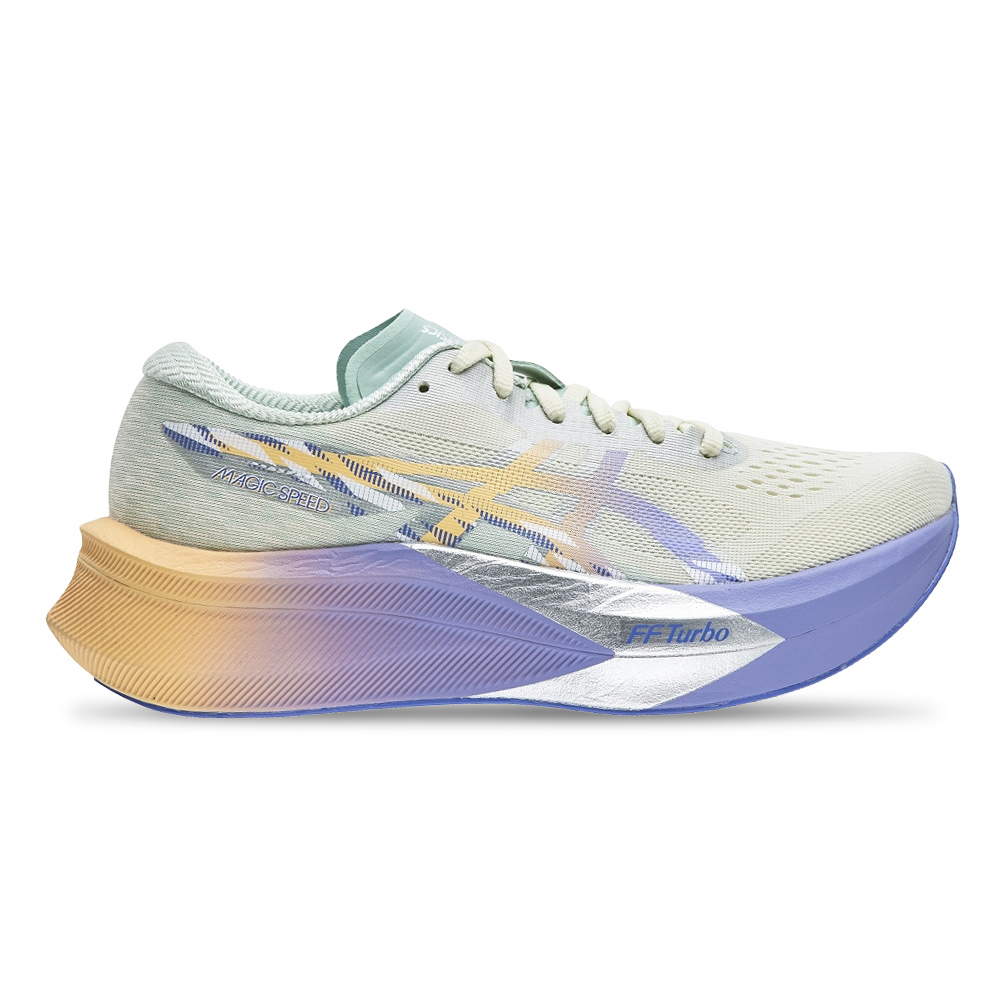 Asics MAGIC SPEED 4 CP 女款 曙光系列 競速 跑鞋｜4 CP系列，採用跑者－威