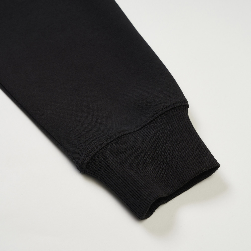 The North Face北面男款黑色大尺寸印花長袖帽T｜8F0QJK3