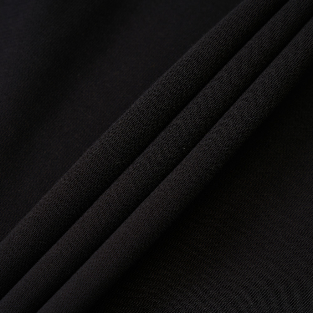 The North Face北面男女款黑色品牌LOGO印花長袖大學T｜8F0TJK3