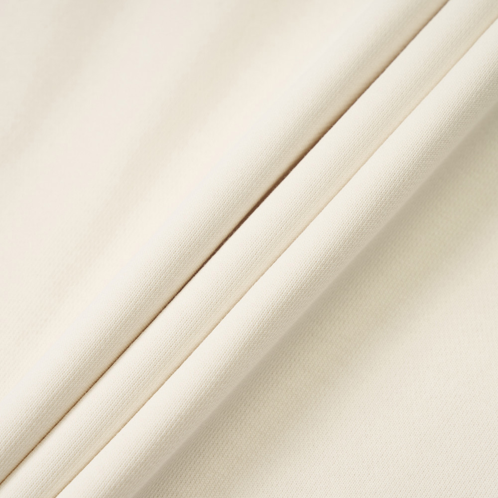 The North Face北面男女款米白色品牌LOGO印花長袖大學T｜8F0TQLI