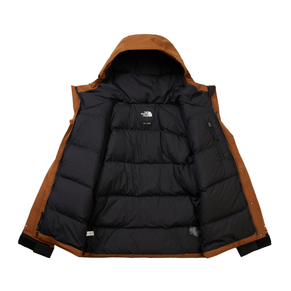The North Face北面男款橘色DRYVENT防水羽絨外套｜8FGHC79