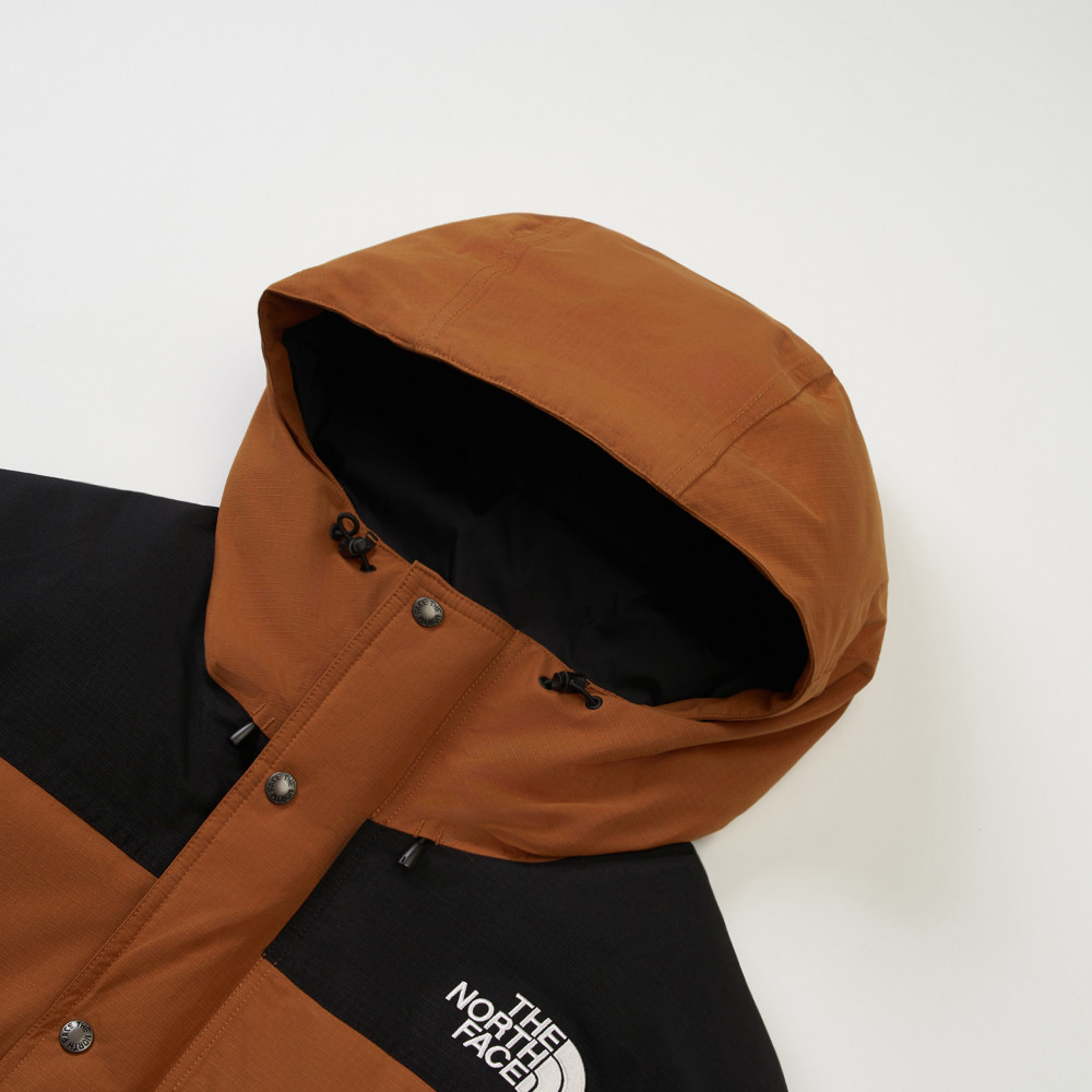 The North Face北面男款橘色DRYVENT防水羽絨外套｜8FGHC79